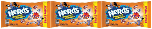 Nerds Gummy Clusters Spooky King Size 3oz Bags — 3-Pack