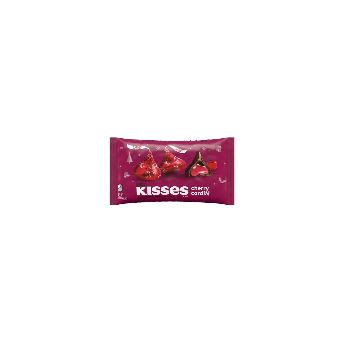 Hershey's Kisses Cherry Cordial Limited Edition 9oz pack — full package