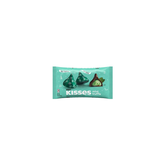 Hershey's Kisses Mint Truffle Limited Edition 9oz pack — full package