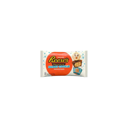 Reese's Sugar Cookie Miniatures Peanut Butter Cups Limited Edition 9.9oz pack — full package