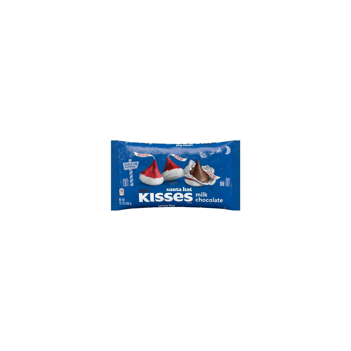 Hershey's Kisses Santa Hat Limited Edition 10.1oz pack — full package