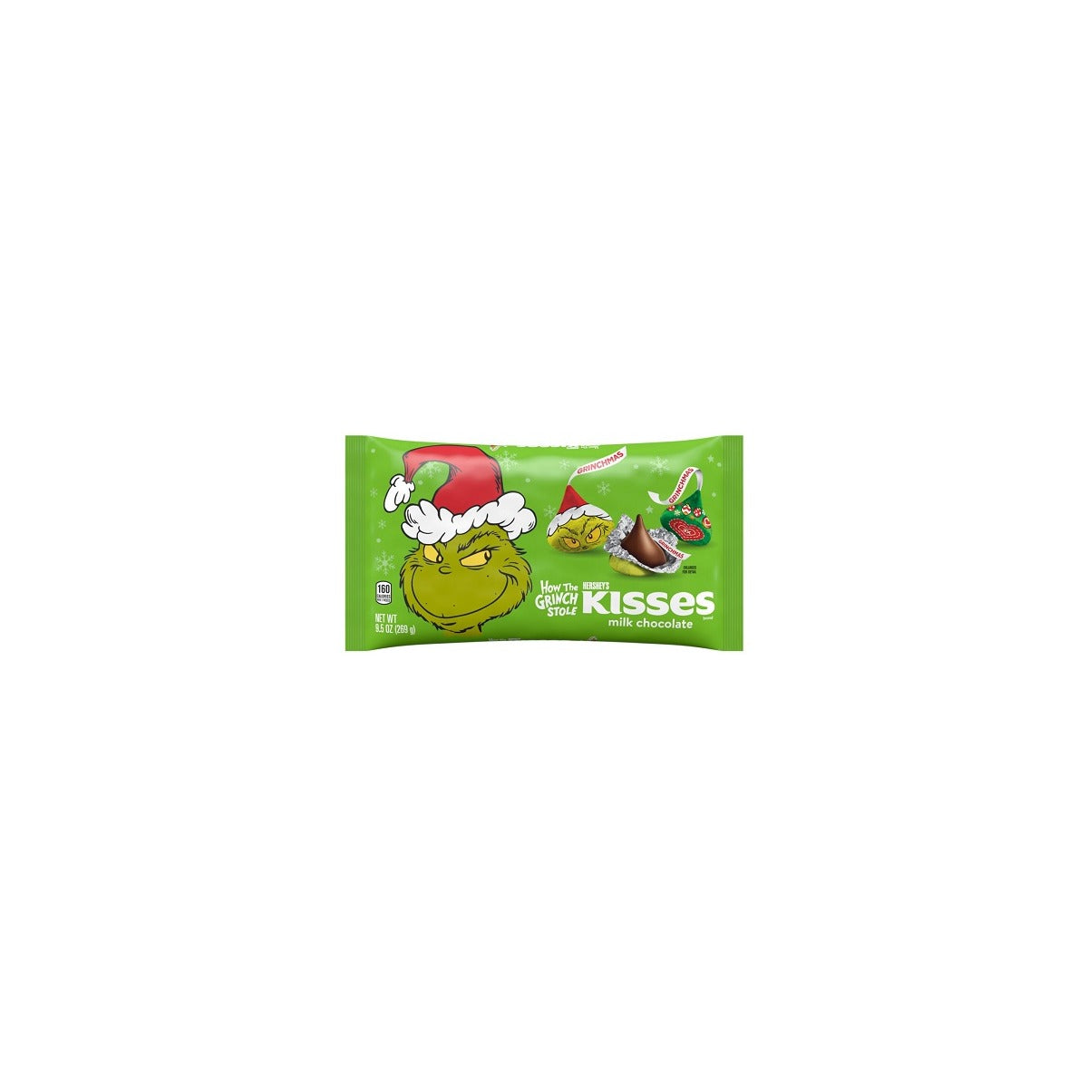 Hershey's Kisses How the Grinch Stole Limited Edition 9.5oz pack — full package