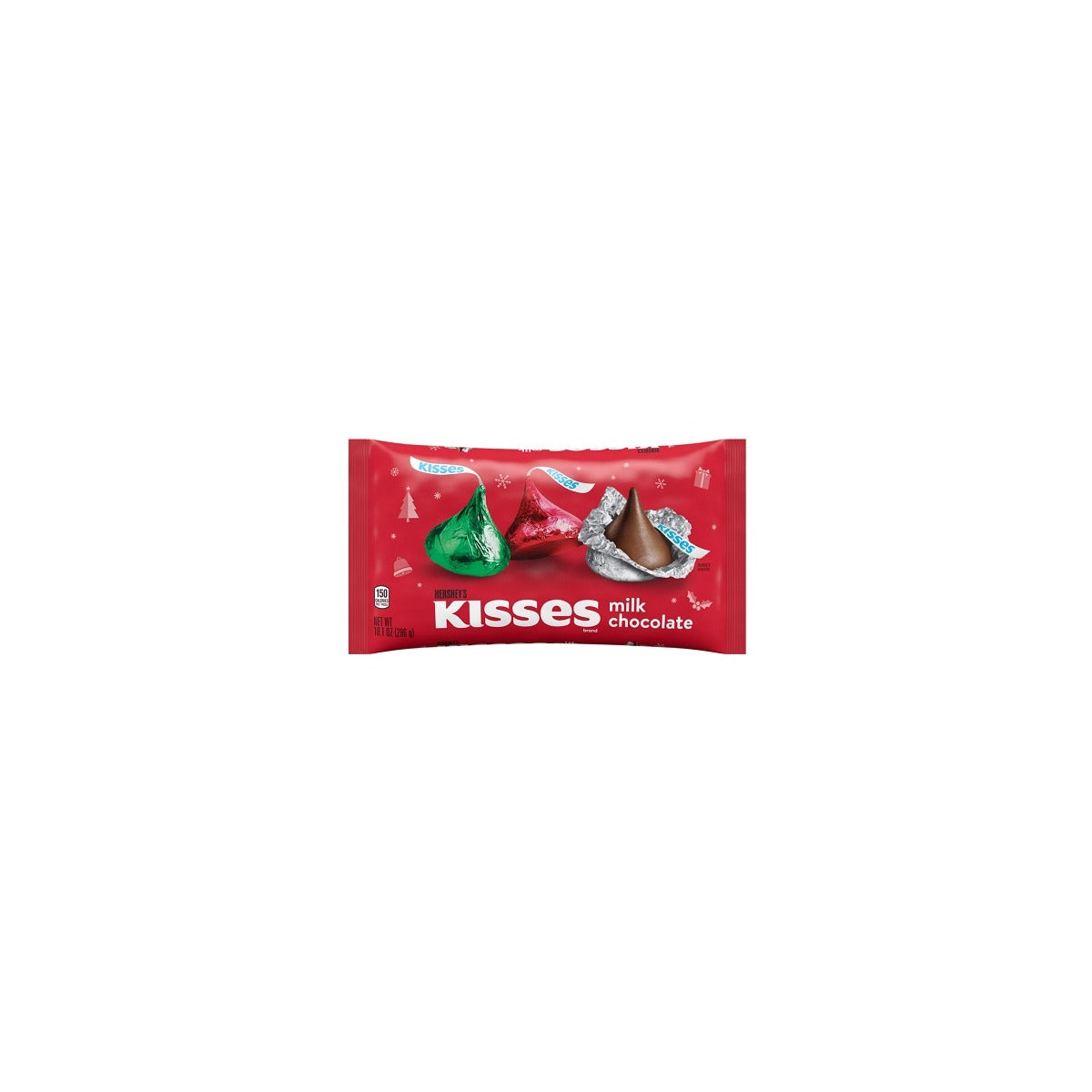 Hershey's Kisses Colored Foil Limited Edition 10.1oz pack — full package
