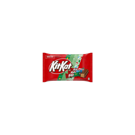 Kit Kat Holiday Milk Chocolate Minis Limited Edition 9.6oz pack — full package