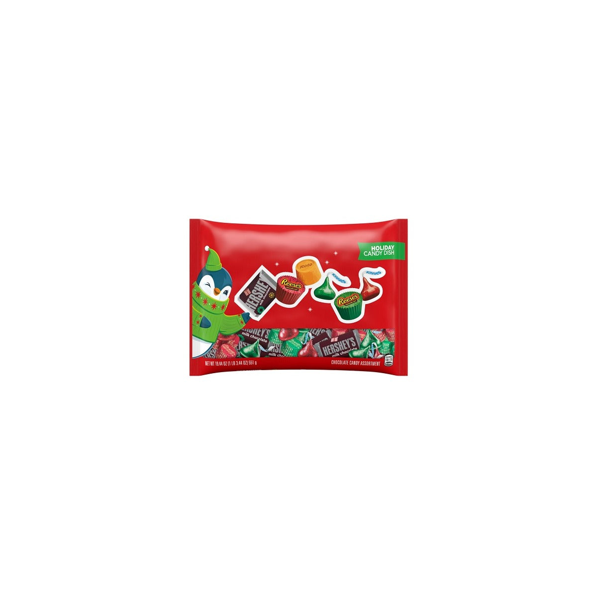 Hershey's Candy Dish Assorted Minis Limited Edition 19.44oz pack — full package