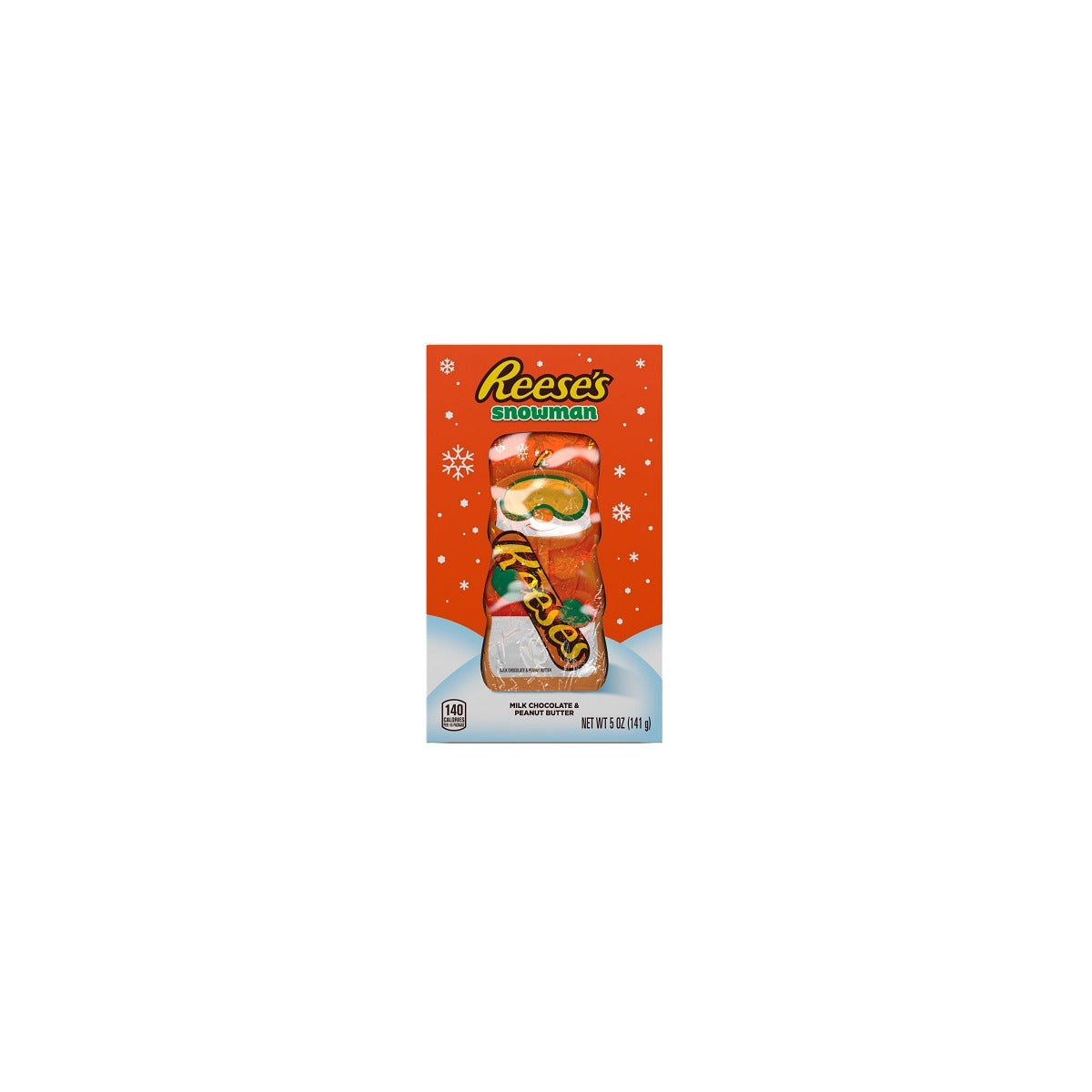 Reese's Peanut Butter Snowman Limited Edition 5oz pack — full package