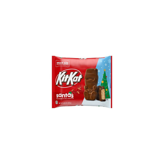 Kit Kat Milk Chocolate Snack Size Santas Limited Edition 8.85oz pack — full package