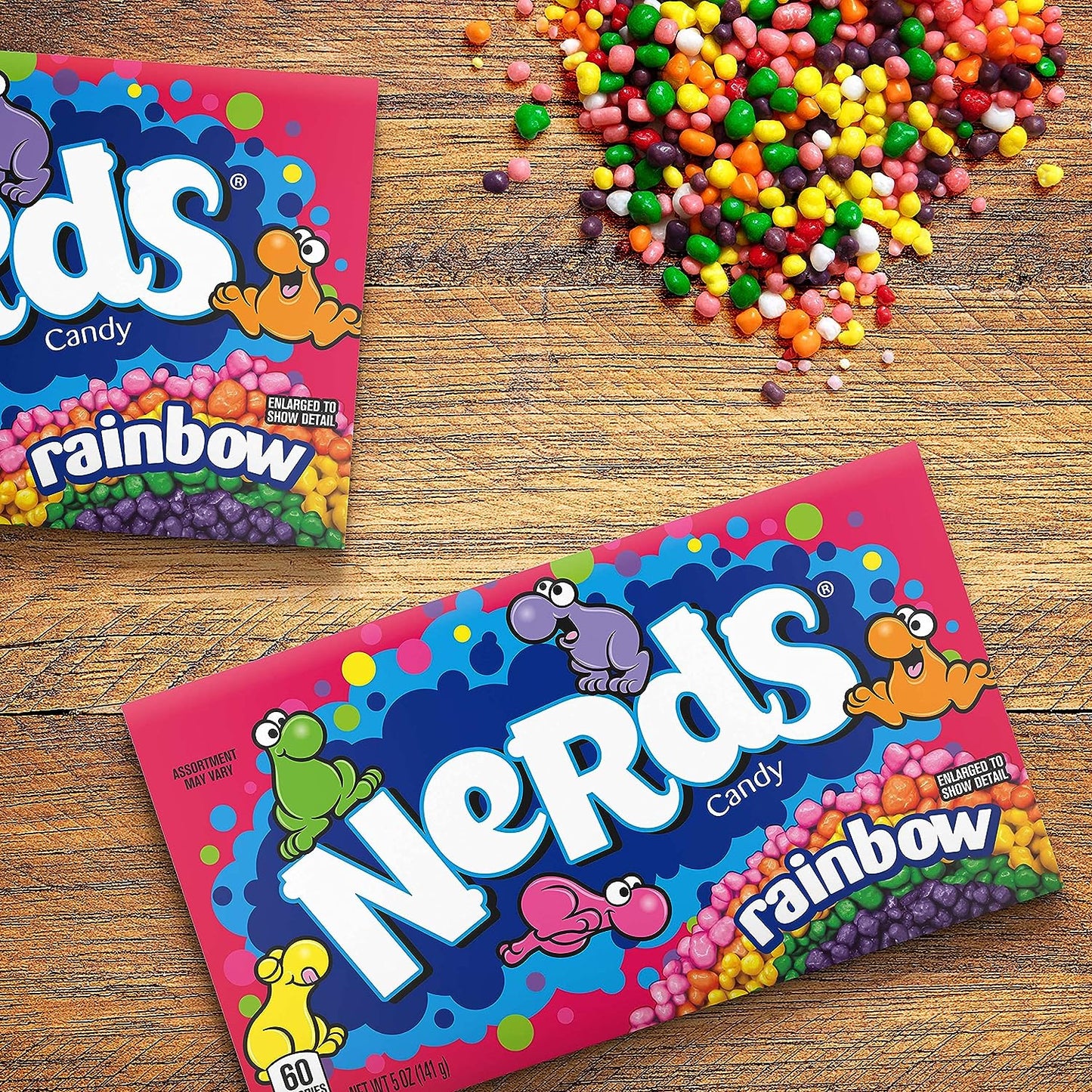 Nerds Candy, Rainbow, 5 Ounce Movie Theater Candy Box (Pack of 12)