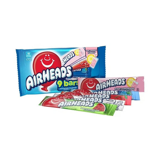 Airheads Assorted 9 Bars Shareable 4.95oz