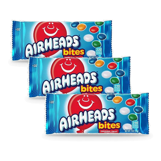 Airheads Bites Fruit 2oz Bags 3-Pack