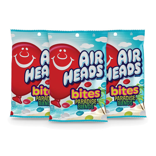 Airheads Bites Paradise 6oz Peg Bag 3-pack