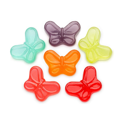 Albanese Bulk Mini Gummi Butterflies 5lb — Case of 4