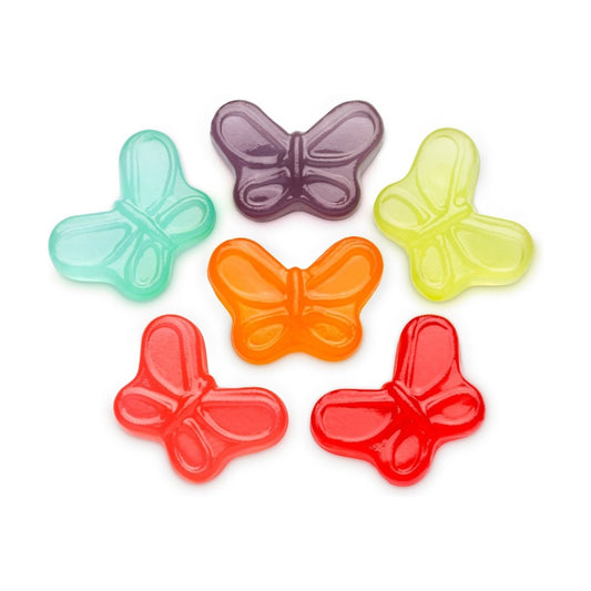 Albanese Bulk Mini Gummi Butterflies 5lb — Case of 4