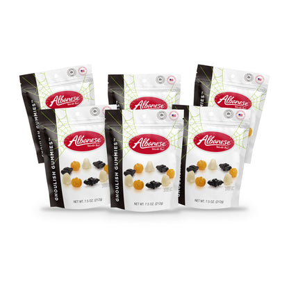Albanese Ghoulish Gummies 7.5oz Peg Bag, box of 6 bags