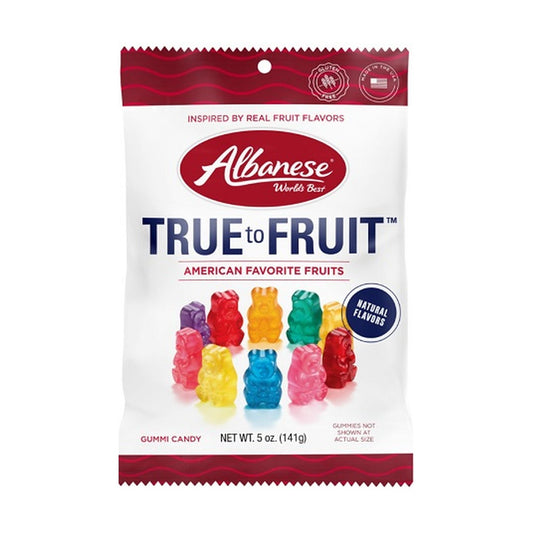 Albanese True to Fruit American Favorite Fruits 5oz Peg Bags