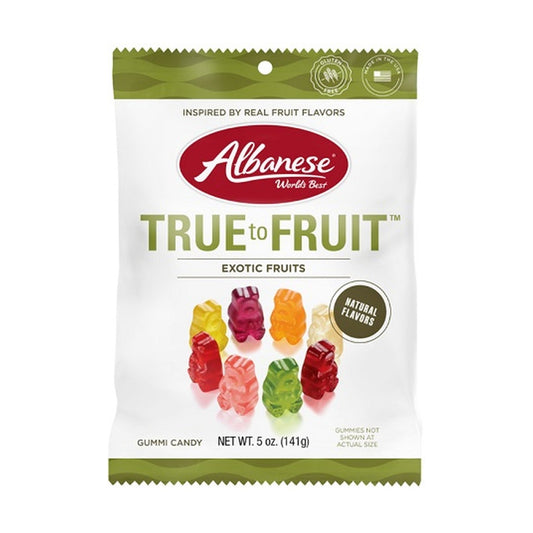 Albanese True to Fruit Exotic Fruits 5oz Peg Bags