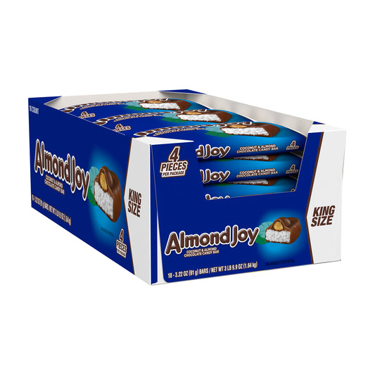 Almond Joy King Size 3.22oz - Case of 18