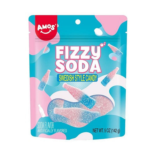 Amos Swedish Fizzy Soda Peg Bags 5oz
