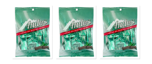 Andes Creme de Menthe Mint 3oz Peg Bag 3-Pack