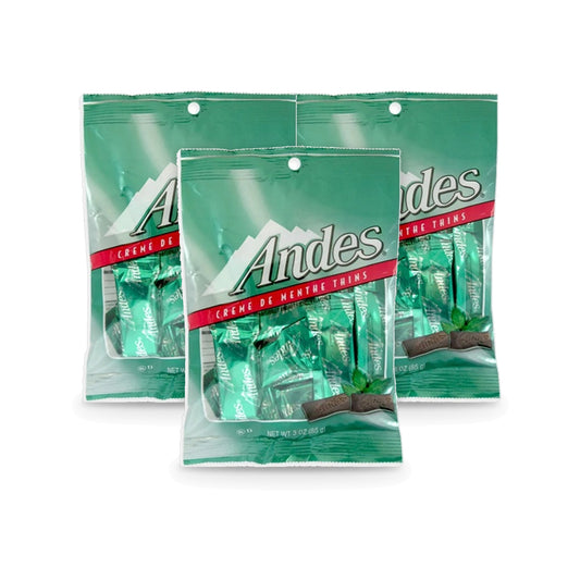 Andes Creme de Menthe Mint 3oz Peg Bag 3-Pack