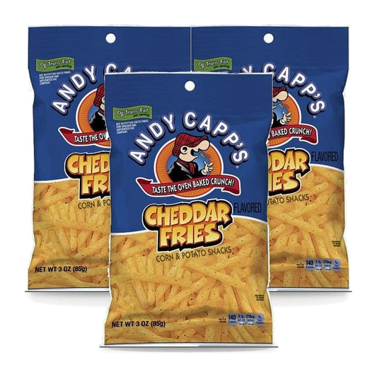 Andy Capp's Cheddar Fries 3oz 3-Pack