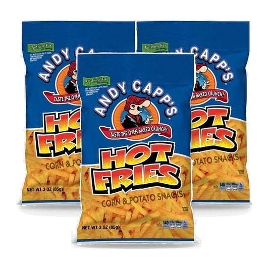Andy Capp's Hot Fries 3oz 3-Pack
