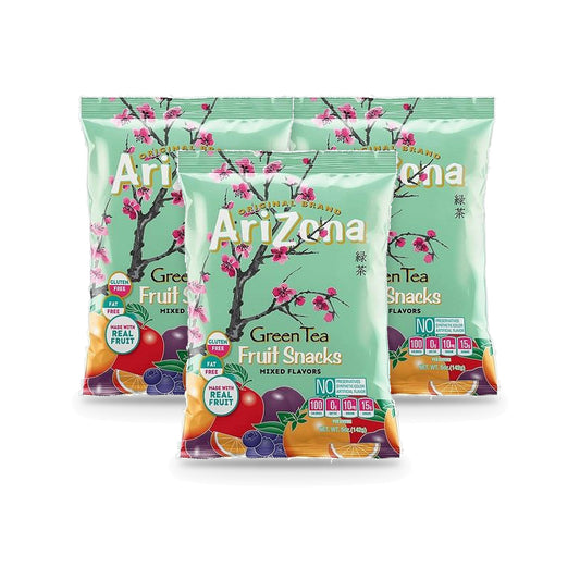 Arizona Fruit Snacks Green Tea 5oz 3-Pack