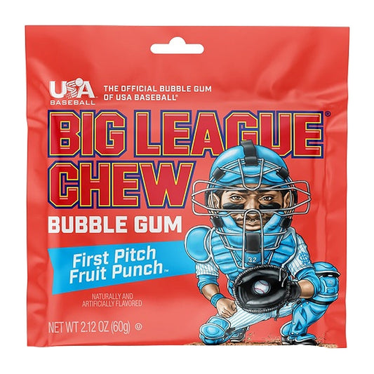 Big League Chew Fruit Punch 2.12oz — full package