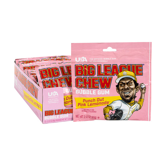 Big League Chew Pink Lemonade 2.12oz box