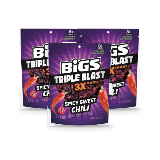 BIGS Seeds Triple Blast Spicy Sweet Chili 5oz 3-Pack