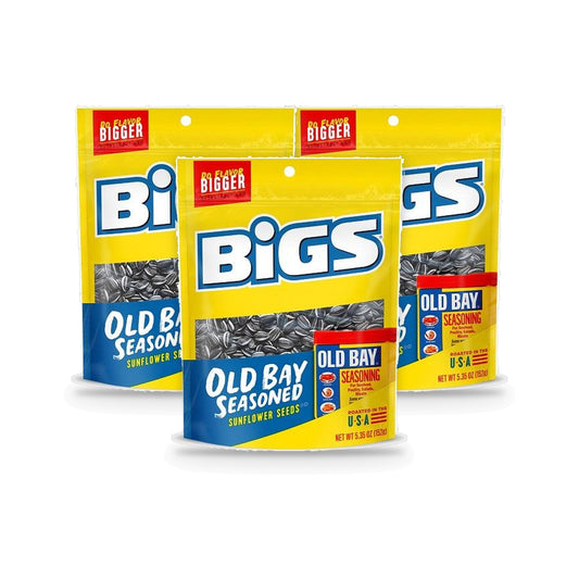 BIGS Sunflower Seeds Old Bay Catch of the Day 5.35oz 3-Pack