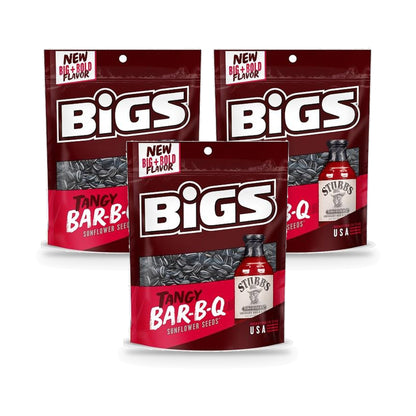 BIGS Sunflower Seeds Smokey Sweet BBQ 5.35oz 3-Pack