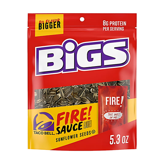 BIGS Sunflower Seeds Taco Bell Fire Sauce 5.35oz