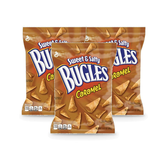 Bugles Caramel 3.5oz 3-Pack