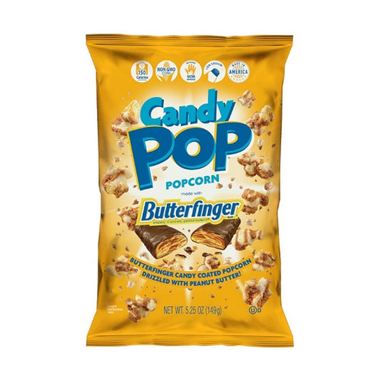 Candy Pop Butterfinger Popcorn 5.25oz Bags