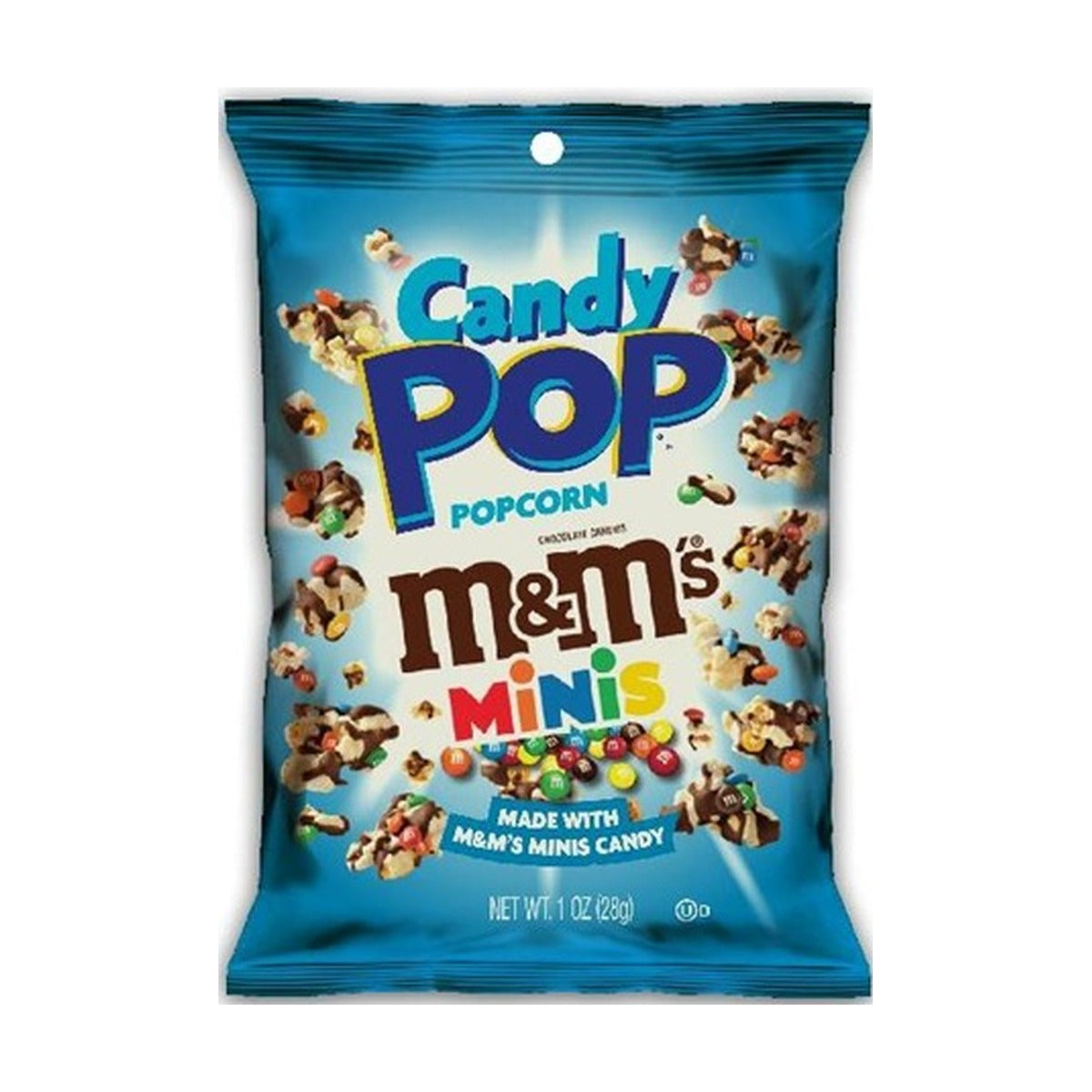 Candy Pop M&M's Minis Popcorn 1oz Bags