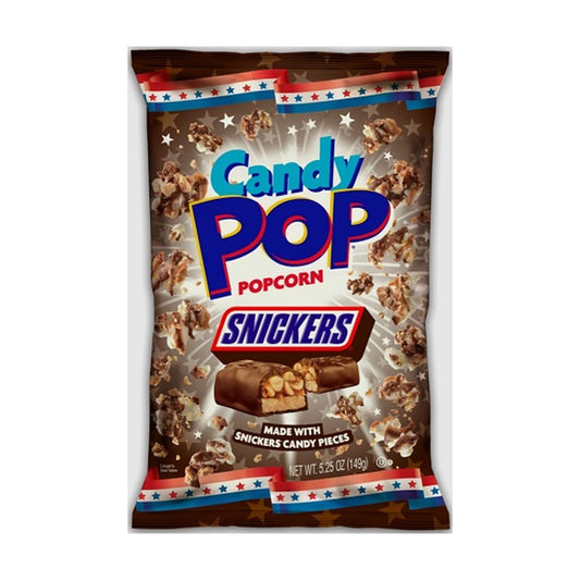 Candy Pop Snickers Popcorn 5.25oz Bags