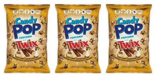 Candy Pop TWIX Popcorn 5.25oz Bags — 3-Pack