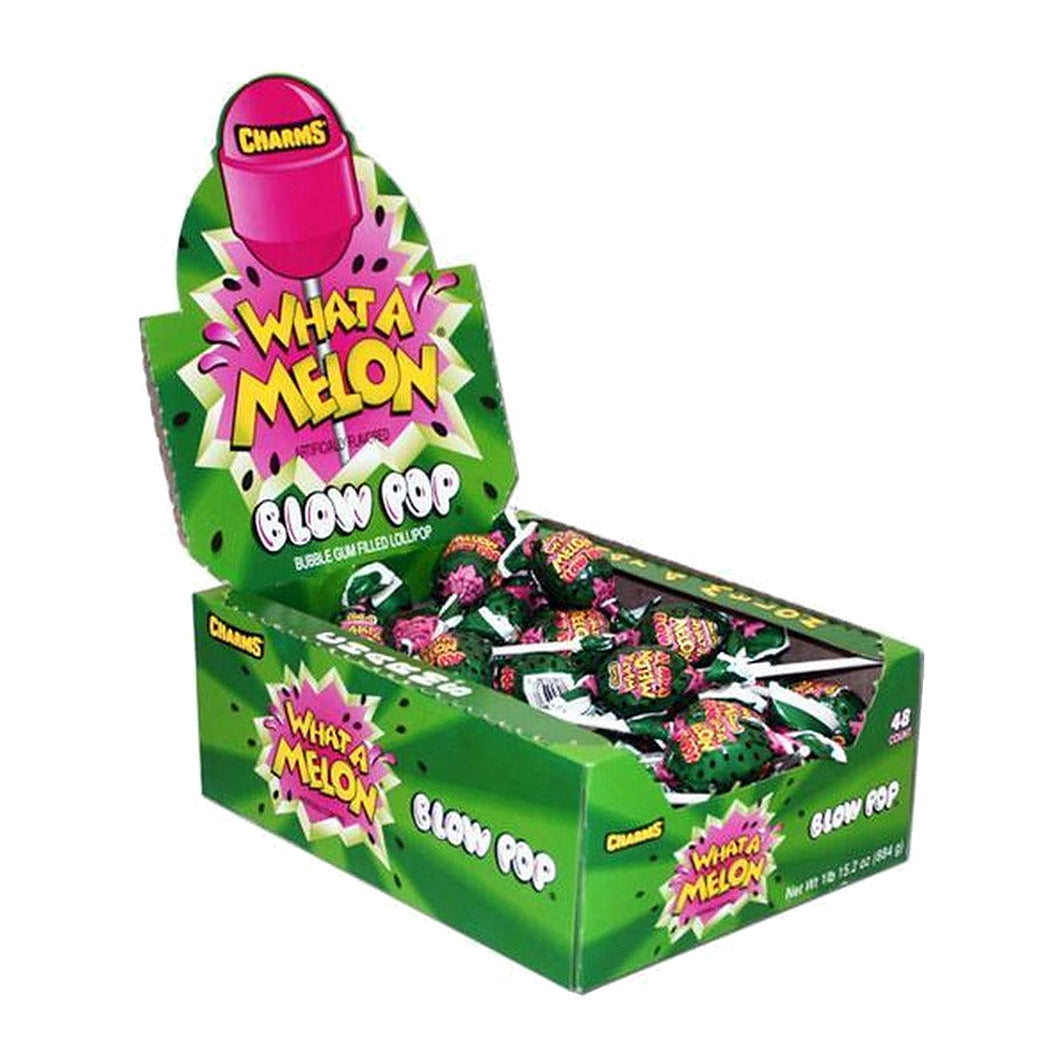 Charms Blow Pop What-A-Melon 0.65oz 48ct — full package