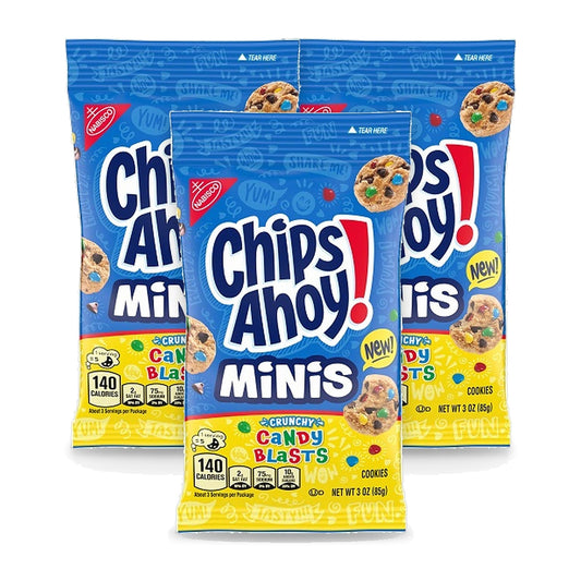 Chips Ahoy Mini Candy Blasts Cookies 3oz 3-Pack