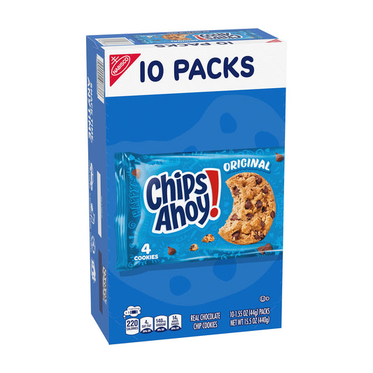 Chips Ahoy Singles Cookies 1.55oz 10ct box