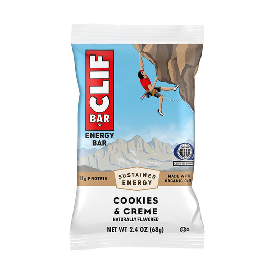 Clif Bar Cookies & Cream 2.4oz 12ct single