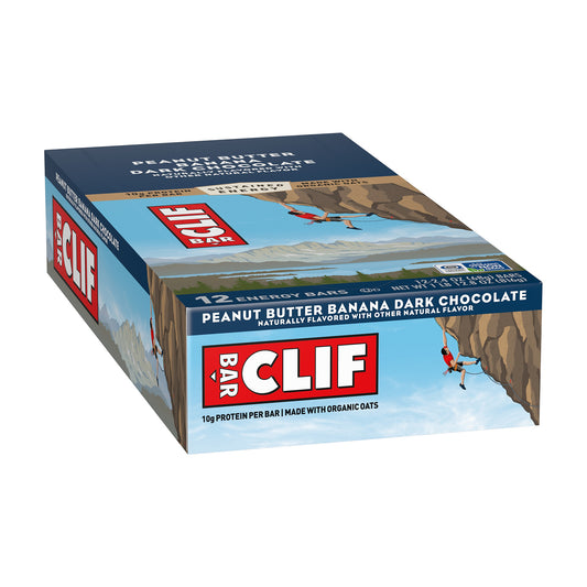 Clif Bar Peanut Butter Banana Dark Chocolate 2.4oz 12ct box
