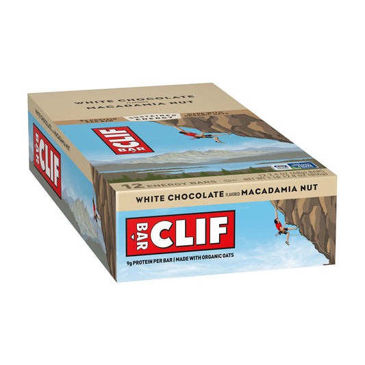 Clif Bar White Chocolate Macadamia Nut 2.4oz 12ct box