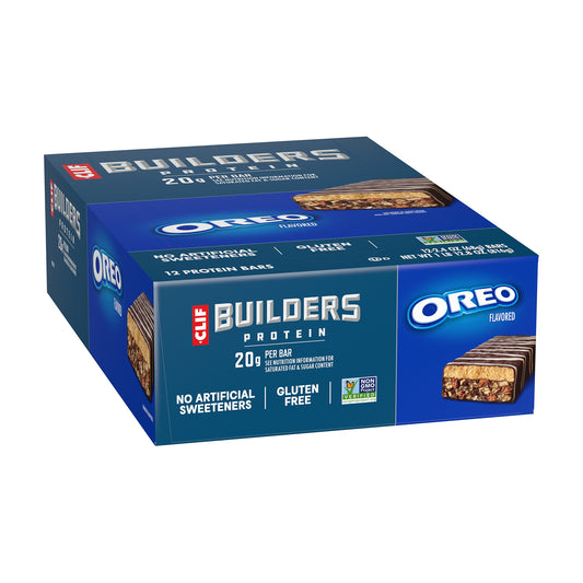 Clif Builders Protein Bar Oreo 2.4oz 12ct box