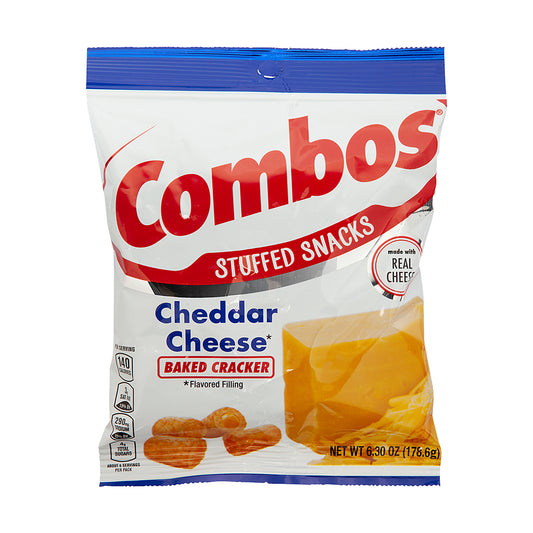 Combos Large Cheddar Cheese Cracker 6.3oz single