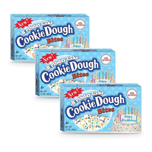 Cookie Dough Bites Birthday Cake 3.1oz 3-Pack
