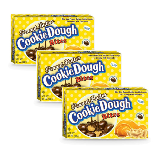 Cookie Dough Bites Peanut Butter 3.1oz 3-Pack