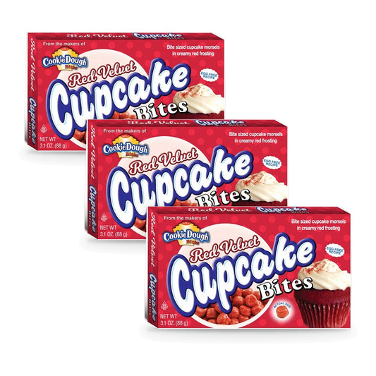 Cookie Dough Bites Red Velvet 3.1oz 3-Pack