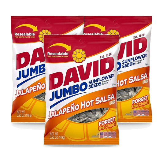 David Jalapeno Hot Salsa Seeds 5.25oz 3-Pack